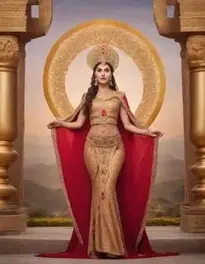 Woman Goddess Of Love Dress face swap