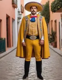 Plus Size Man Mariachi face swap