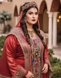 Plus Size Woman Fabulous Fortune Teller face swap