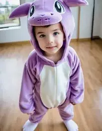 Pokmon Mewtwo Kid Kigurumi face swap