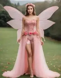 Rose Fairy Princess Woman face swap