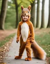 Scampering Squirrel Kid face swap