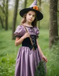 Verdant Spring Girl Witch face swap