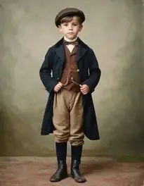 Victorian Poor Boy Kid face swap