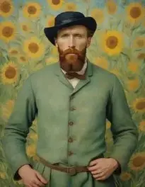 Vincent Van Gogh Man face swap