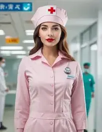 Woman Love Shot Nurse face swap