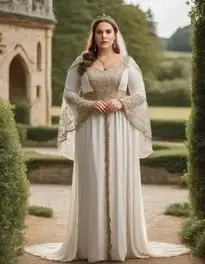 Woman Regal Maiden Plus Size face swap