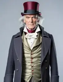 Ebenezer Scrooge face swap
