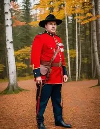 Plus Size RCMP Canadian Mountie face swap