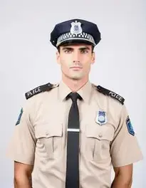 Police Officer Costume Adults face swap