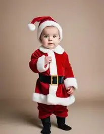 Santa Infant face swap
