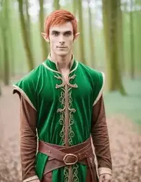 Male Wood Elf Cosplay face swap