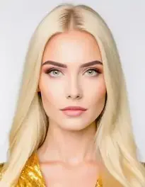 Blonde Halloween face swap