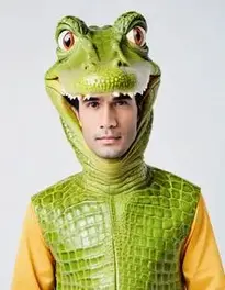 Crocodile face swap