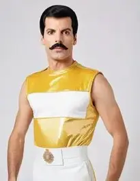 Freddie Mercury Fancy Dress face swap