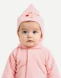 Infant Halloween face swap