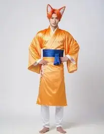 Kitsune Cosplay Male face swap