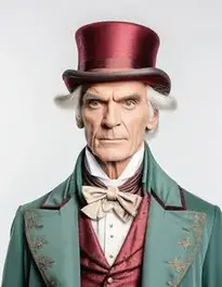 Ebenezer Scrooge Outfit face swap