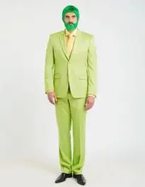 Green Man Fancy Dress face swap