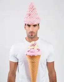 Ice Cream Man Outfit face swap