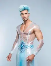 Ice Man Cosplay face swap