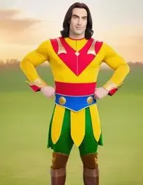 Cosplay Lord Farquaad face swap