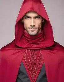 Crimson Cowl Cosplay face swap