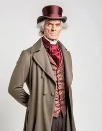 Ebenezer Scrooge face swap