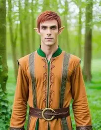 Male Wood Elf Cosplay face swap