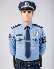 Police Officer Uniform Halloween face swap