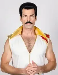 Queen Freddie Mercury Fancy Dress face swap