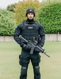Swat Team Costume Men face swap