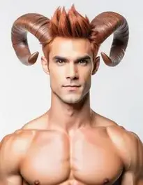 Male Satyr Cosplay face swap