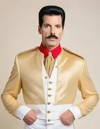 Queen Freddie Mercury Fancy Dress face swap