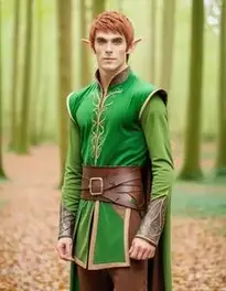 Male Wood Elf Cosplay face swap