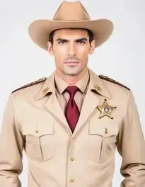 Sheriff Costume Men face swap
