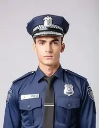 Youth Police Officer face swap