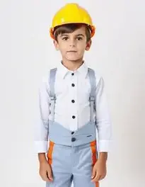 Boy Construction Outfit face swap