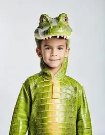 Boy Crocodile face swap