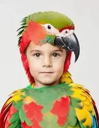 Boy Parrot face swap