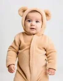Teddy Bear Outfit Newborn face swap