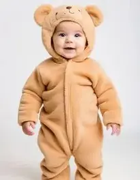Teddy Bear Outfit Newborn face swap