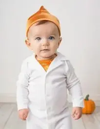 My First Halloween Outfit Newborn face swap