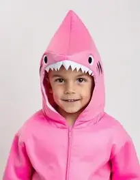 Pink Shark face swap