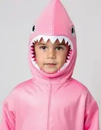 Pink Shark face swap