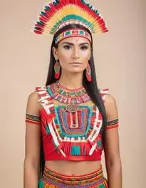 Aztec Costume Female face swap