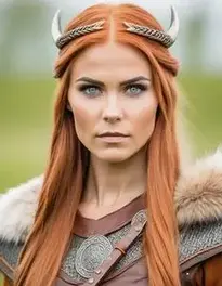 Huntress Viking Cosplay Female face swap