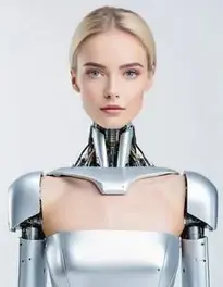 Female Robot face swap