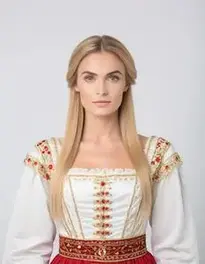 European Costume For Female face swap