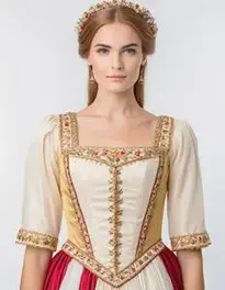 European Costume For Female face swap